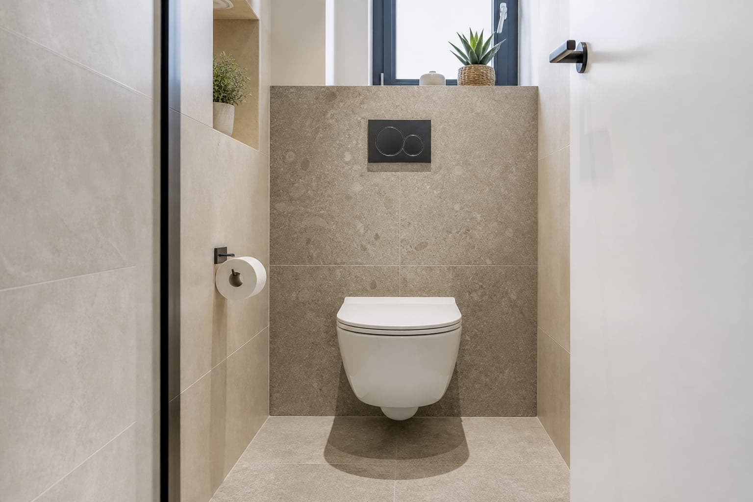 Réalisation : WC suspendu design à Freyming-Merlebach